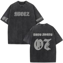 Korean Kpop ATEEZ Mingi 2026 World Tour in Your Fantasy Vintage Washed T-shirts Men Women Clothing Fashion Cotton Casual T-shirt