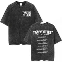 Korean Kpop ATEEZ Mingi 2026 World Tour in Your Fantasy Vintage Washed T-shirts Men Women Clothing Fashion Cotton Casual T-shirt
