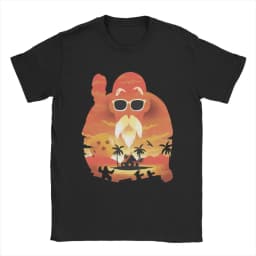 2026 New Dragon Ball Master Roshi Muten Kame Sennin Print T-shirt Short Sleeve T-shirt Men's and Women's T-shirt Men's Top