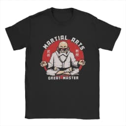 2026 New Dragon Ball Master Roshi Muten Kame Sennin Print T-shirt Short Sleeve T-shirt Men's and Women's T-shirt Men's Top
