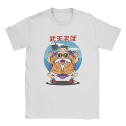2026 New Dragon Ball Master Roshi Muten Kame Sennin Print T-shirt Short Sleeve T-shirt Men's and Women's T-shirt Men's Top