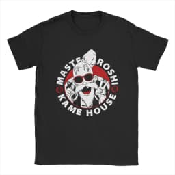 2026 New Dragon Ball Master Roshi Muten Kame Sennin Print T-shirt Short Sleeve T-shirt Men's and Women's T-shirt Men's Top