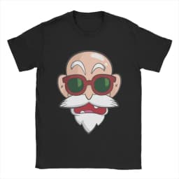 2026 New Dragon Ball Master Roshi Muten Kame Sennin Print T-shirt Short Sleeve T-shirt Men's and Women's T-shirt Men's Top