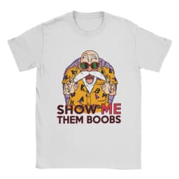 2026 New Dragon Ball Master Roshi Muten Kame Sennin Print T-shirt Short Sleeve T-shirt Men's and Women's T-shirt Men's Top