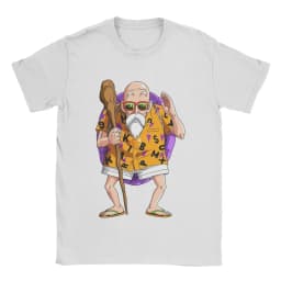 2026 New Dragon Ball Master Roshi Muten Kame Sennin Print T-shirt Short Sleeve T-shirt Men's and Women's T-shirt Men's Top