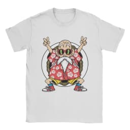 2026 New Dragon Ball Master Roshi Muten Kame Sennin Print T-shirt Short Sleeve T-shirt Men's and Women's T-shirt Men's Top