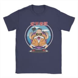 2026 New Dragon Ball Master Roshi Muten Kame Sennin Print T-shirt Short Sleeve T-shirt Men's and Women's T-shirt Men's Top