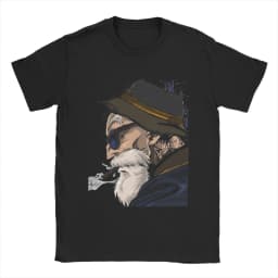 2026 New Dragon Ball Master Roshi Muten Kame Sennin Print T-shirt Short Sleeve T-shirt Men's and Women's T-shirt Men's Top