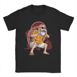 2026 New Dragon Ball Master Roshi Muten Kame Sennin Print T-shirt Short Sleeve T-shirt Men's and Women's T-shirt Men's Top
