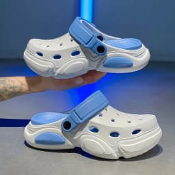 Summer Men's Thick-Soled Non-Slip Breathable Toe-Cap Sandals Casual Beach Slippers Plus Size Multicolor Men Shoes