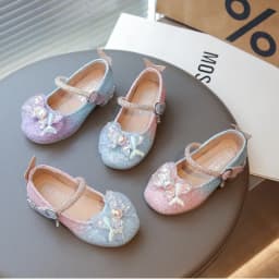 2026 Fashion Elegant Soft Sole Anti-slippery Versatile Dress Leather Shoe for Party Autumn New Children Princess Shoes for Girls