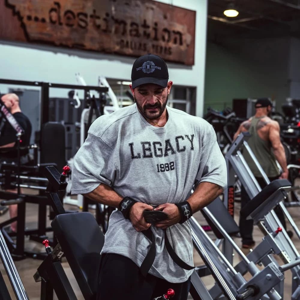 Legacy Iron Thermal Training Fitness Outdoor Sports Black Casual T-Shirt Men's and Women's Luxury Brand Top