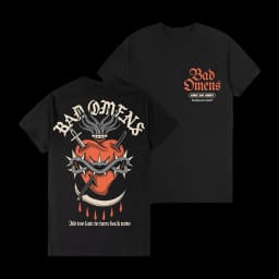 Bad Omens Nowhere To Go 100%Cotton Tshirt unisex retro rock Y2k Gothic style 2026 summer New O-neck Short Sleeve graphic shirt