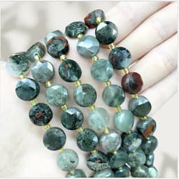 New 10MM Natural Tiger Eye Amazonite Moonlight Round Cake Loose Interval Beads DIY Jewelry Making Bracelet Necklace Accessories