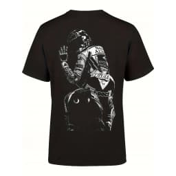 Men'S T-Shirt for Motorcycle Racing Featuring The Number 46 - A Retro Design That Resembles A Racing Jersey, Perfect for Track