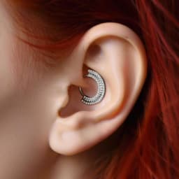 1PC Pure Titanium G23 Septum Ring Nose Clip CZ Earrings Hoop 16G Conch Ear Cartilage Tragus Lobe Body Piercing Jewelry