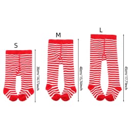 2026 Spring Fashion Toddler Baby Girl Knit Leggings Christmas Elastic Band Striped Tights Pantyhose Socks