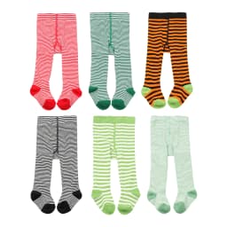 2026 Spring Fashion Toddler Baby Girl Knit Leggings Christmas Elastic Band Striped Tights Pantyhose Socks