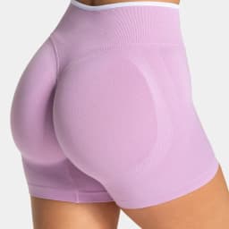 Seamless White Edge Color Block Yoga Shorts Women High Waist Butt Lifting Workout Gym Shorts Gym Running Wear Alone Leggings