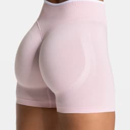 Seamless White Edge Color Block Yoga Shorts Women High Waist Butt Lifting Workout Gym Shorts Gym Running Wear Alone Leggings