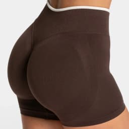 Seamless White Edge Color Block Yoga Shorts Women High Waist Butt Lifting Workout Gym Shorts Gym Running Wear Alone Leggings