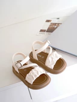 Children's slippers, summer breathable, bow decoration, suitable for indoor bathroom showers, soft-soled anti-slip, cartoon girl