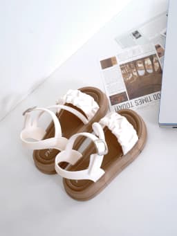 Children's slippers, summer breathable, bow decoration, suitable for indoor bathroom showers, soft-soled anti-slip, cartoon girl