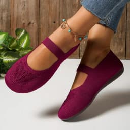 Women's Solid Color Breathable Comfortable Flat Shoes Spring Autumn New Fabric Mother's Shoes Non-slip Walking Shoes Large Size