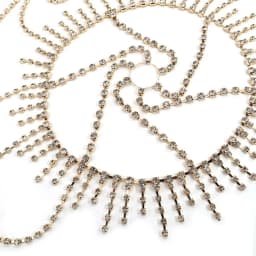 Flash Rhinestone Cap Headpiece Fringe Mesh Full Rhinestone Inlay Crystal Head Chain Retro Style Personalized Tassel Headband