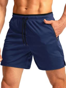 Summer hot sale Men drawstring sports shorts with zippers on both sides pockets, fashionable and comfortable 
