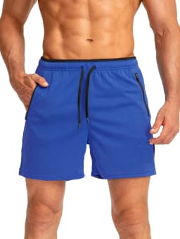 Summer hot sale Men drawstring sports shorts with zippers on both sides pockets, fashionable and comfortable 