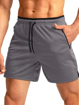Summer hot sale Men drawstring sports shorts with zippers on both sides pockets, fashionable and comfortable 