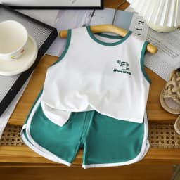 Toddler Baby Set Children's Clothing Vest Set Summer Children's Clothing Baby Short Vest Sleeveless Tops