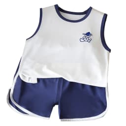 Toddler Baby Set Children's Clothing Vest Set Summer Children's Clothing Baby Short Vest Sleeveless Tops