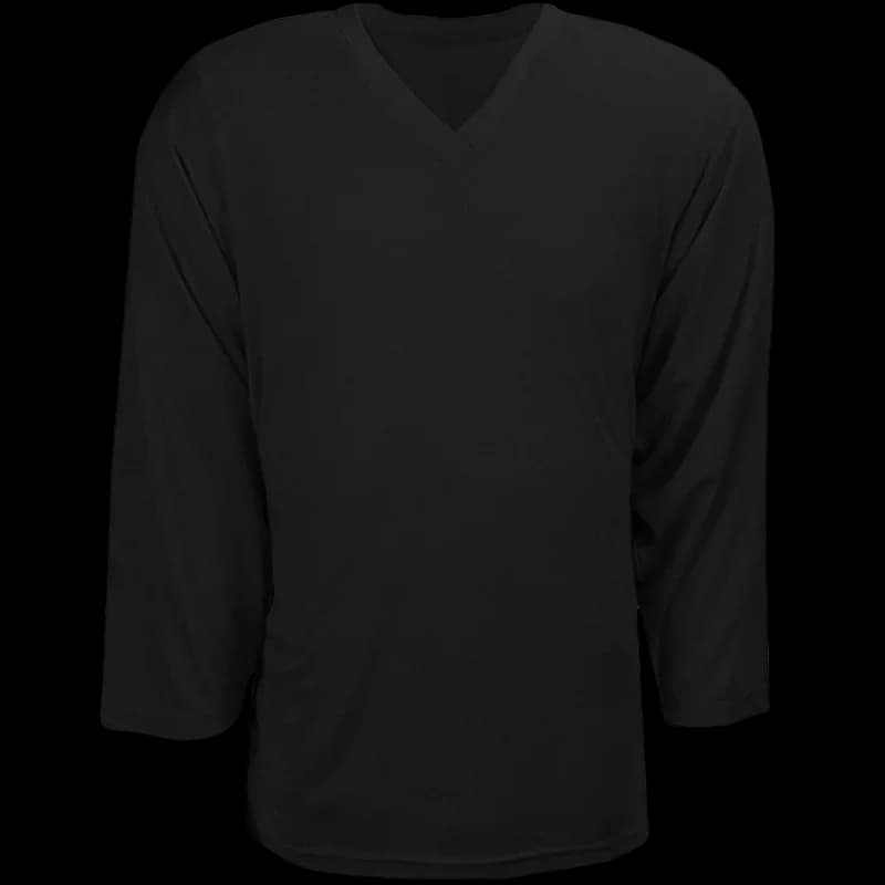 Solid Color Mens Ice Hockey Jersey Outdoor Sportswear Long Sleeve V-neck Loose Training Ice Hockey Shirt Man