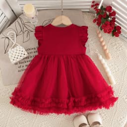Summer Dress For Baby Girl Sweet Cute Fairy Tutu Baby Girl Birthday Party Princess Dress Children's Clothing 9 Months - 4 Years