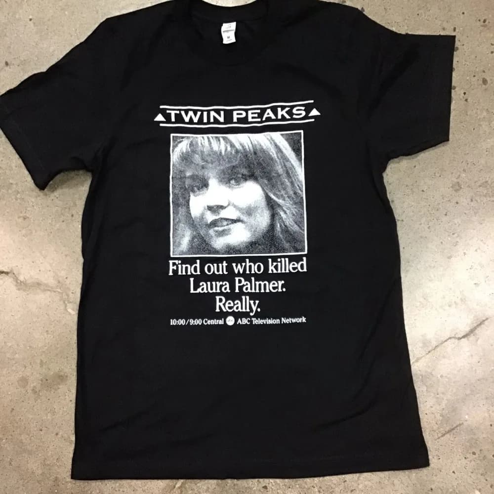 Laura Palmer's "Twin Peaks" T-shirt Summer New Cotton Retro Unisex Casual Fashion T-shirt