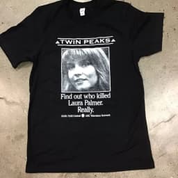 Laura Palmer's "Twin Peaks" T-shirt Summer New Cotton Retro Unisex Casual Fashion T-shirt