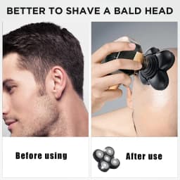 5 Blade Rotating Head for Head Shaver 5D Men's Electric Shaver Replacement Heads Razor Blade Head Electric Beard Shaver