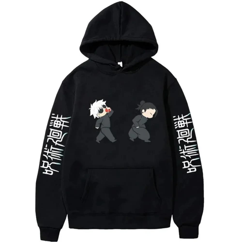 Japanese Manga Spell: Battle of Gojo Wu, Surrounding Spring and Autumn Men's Fashion and Leisure Versatile Hoodie