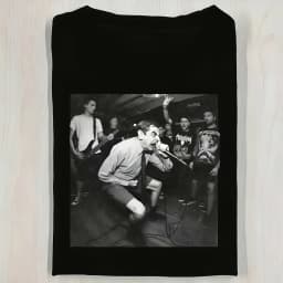 New Mr. Bean Print- Retro Band Design Crew Neck Short-sleeved Casual Shirt All Seasons Classic Fit Soft and Comfortable