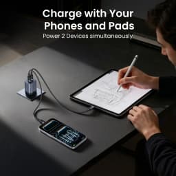 Vention USB C Charger 45W PD For iPhone 17 16 Fast Charging Samsung S25 S24 GaN Charger For Laptop iPad Air Pro Travel Charger