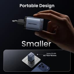 Vention USB C Charger 45W PD For iPhone 17 16 Fast Charging Samsung S25 S24 GaN Charger For Laptop iPad Air Pro Travel Charger