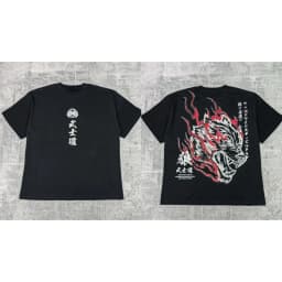 2026 Wolf Head Warrior Short-Sleeved Men's and Women's American Style Sporty Casual Loose-Weave Printed Cotton T-Shirt