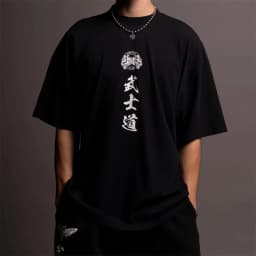 2026 Wolf Head Warrior Short-Sleeved Men's and Women's American Style Sporty Casual Loose-Weave Printed Cotton T-Shirt