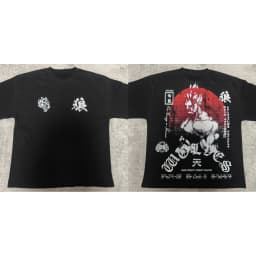 2026 Wolf Head Warrior Short-Sleeved Men's and Women's American Style Sporty Casual Loose-Weave Printed Cotton T-Shirt