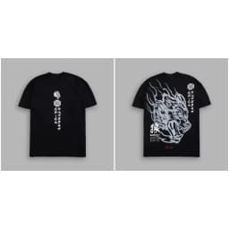 2026 Wolf Head Warrior Short-Sleeved Men's and Women's American Style Sporty Casual Loose-Weave Printed Cotton T-Shirt