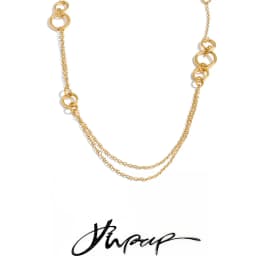Yhpup 93+5cm Stainless Steel Chain Long Necklace That Goes Down The Chest Summer Vacation Jewelry for Women Accessories
