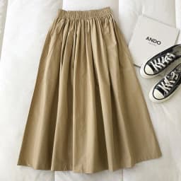 Pure Color Cotton Workwear Khaki Half Skirt Women's 2027Summer New Fashion Korean Style Versatile High-Waisted A-Line Skirt