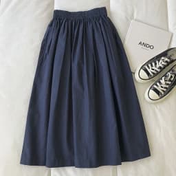 Pure Color Cotton Workwear Khaki Half Skirt Women's 2027Summer New Fashion Korean Style Versatile High-Waisted A-Line Skirt